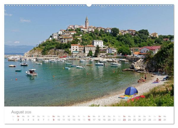 Produktbild: Kroatische Adriak&uuml;ste (hochwertiger Premium Wandkalender 2026 DIN A2 quer), Kunstdruck in Hochglanz