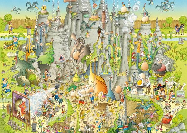 Produktbild: Jurassic Habitat Puzzle