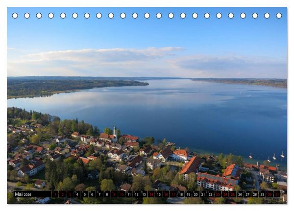 Produktbild: Himmel &uuml;ber Bayern (Tischkalender 2026 DIN A5 quer), CALVENDO Monatskalender