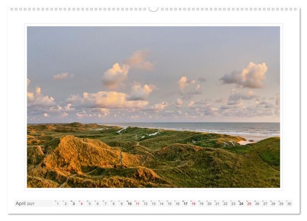 Produktbild: J&uuml;tland. Die Westk&uuml;ste zwischen Ringk&oslash;bing und Ribe (hochwertiger Premium Wandkalender 2027 DIN A2 quer), Kunstdruck in Hochglanz