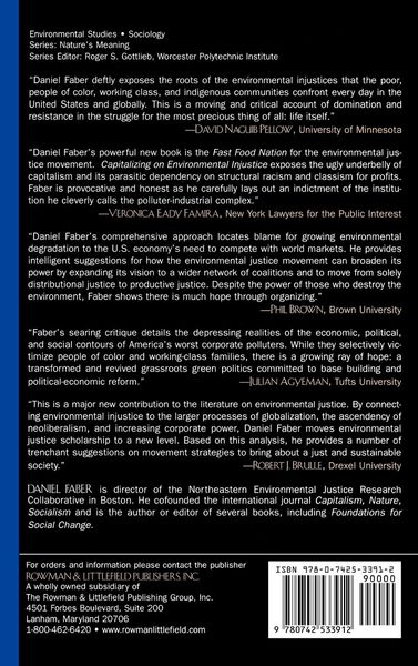 Produktbild: Capitalizing on Environmental Injustice
