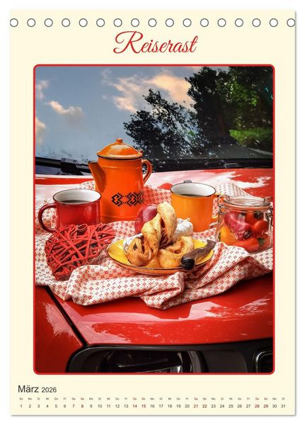 Produktbild: Aus Liebe: Picknick f&uuml;r Zwei (Tischkalender 2026 DIN A5 hoch), CALVENDO Monatskalender