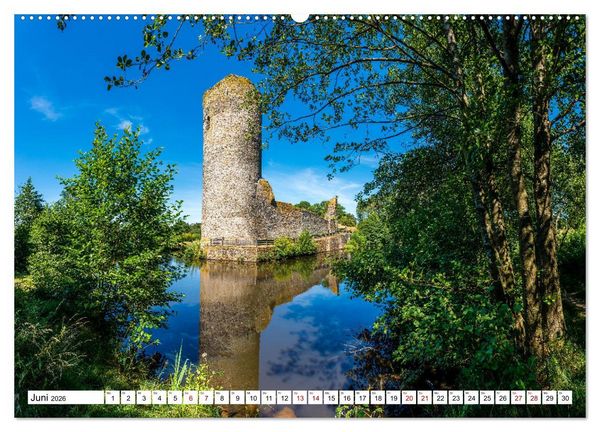 Produktbild: Burgen des Hunsr&uuml;cks (Wandkalender 2026 DIN A2 quer), CALVENDO Monatskalender