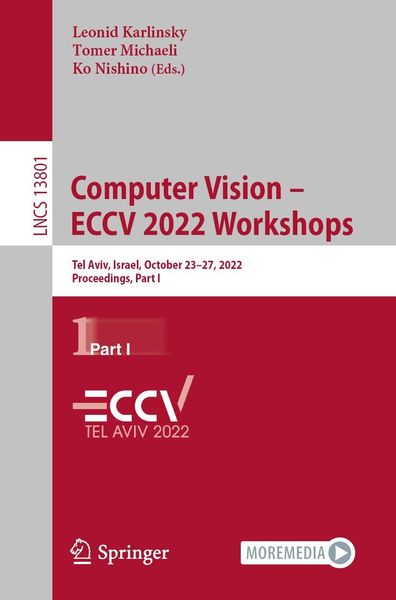 Produktbild: Computer Vision - ECCV 2022 Workshops