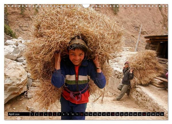 Produktbild: Nepal - Jomsom Trek (Wandkalender 2026 DIN A3 quer), CALVENDO Monatskalender