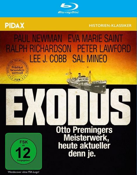 Exodus / Otto Premingers preisgekrönter Monumentalfilm mit absoluter Starbesetzung (Pidax Historien-Klassiker), Blu-ray