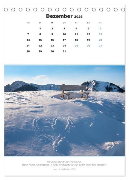 Produktbild: Attraktive Herzmotive 2026 (Tischkalender 2026 DIN A5 hoch), CALVENDO Monatskalender