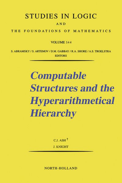 Produktbild: Computable Structures and the Hyperarithmetical Hierarchy