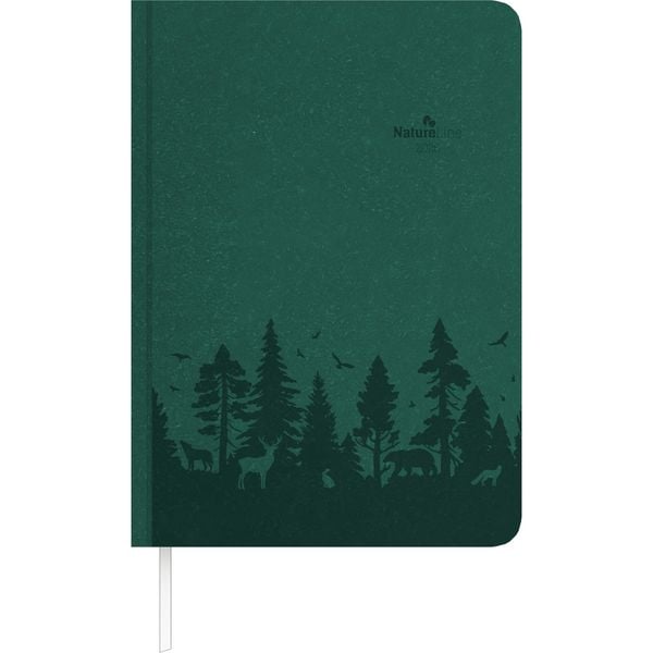 Produktbild: Buchkalender Nature Line Forest 2026 - Taschen-Kalender A5 - 1 Tag 1 Seite - 416 Seiten - Umwelt-Kalender - mit Hardcover - Alpha Edition