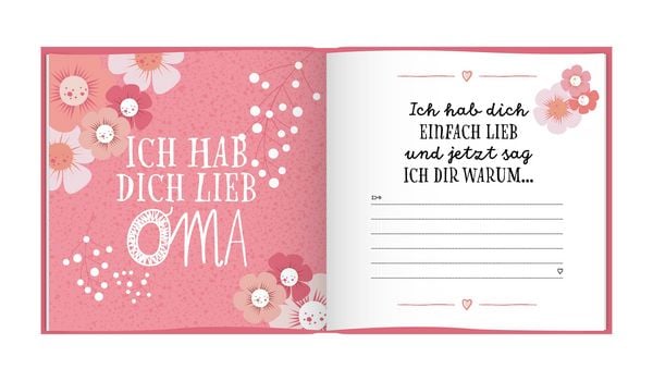 Produktbild: Das Erinnerungsbuch f&uuml;r die beste Oma der Welt. Ausf&uuml;llbuch zum Verschenken f&uuml;r die Oma zum Geburtstag, oder Muttertag. Liebevolle Geschenkidee f&uuml;r Oma von Enkeltochter und Enkelsohn. Geschenkbuch