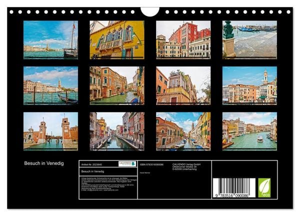 Produktbild: Besuch in Venedig (Wandkalender 2026 DIN A4 quer), CALVENDO Monatskalender