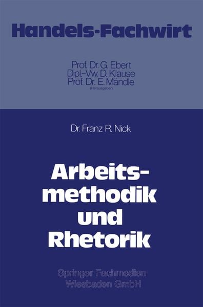 Produktbild: Arbeitsmethodik und Rhetorik