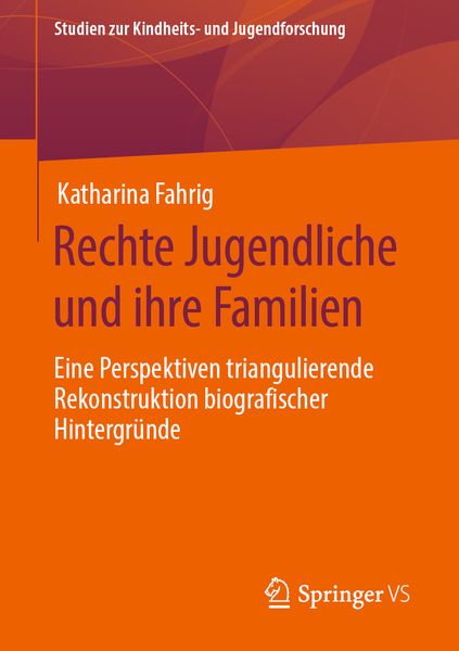 Produktbild: Rechte Jugendliche und ihre Familien