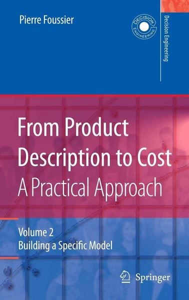 Produktbild: From Product Description to Cost: A Practical Approach