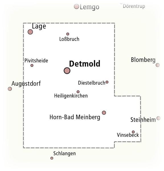 Produktbild: Detmold, Horn-Bad Meinberg 1:25 000