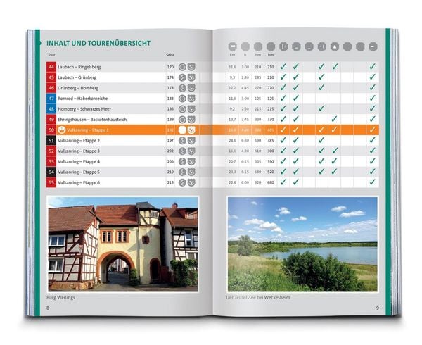Produktbild: KOMPASS Wanderf&uuml;hrer Vogelsberg-Wetterau, 55 Touren