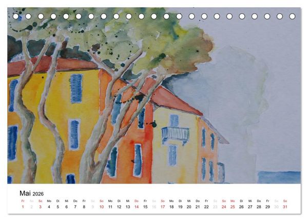 Produktbild: Heike Adam - Italienische Reise (Tischkalender 2026 DIN A5 quer), CALVENDO Monatskalender