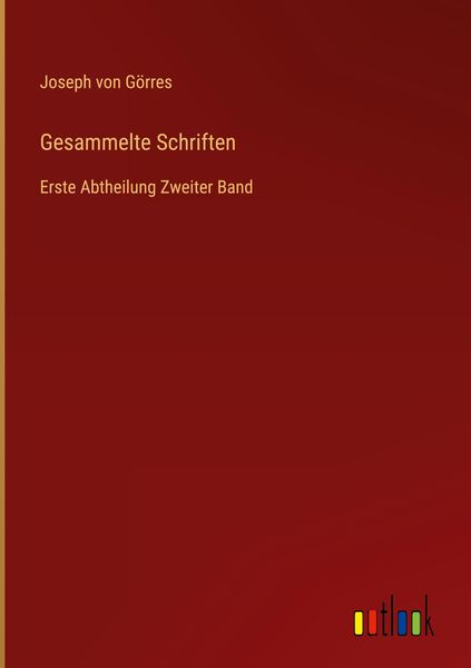 Produktbild: Gesammelte Schriften