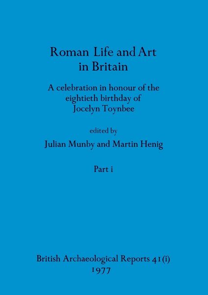 Produktbild: Roman Life and Art in Britain, Part i