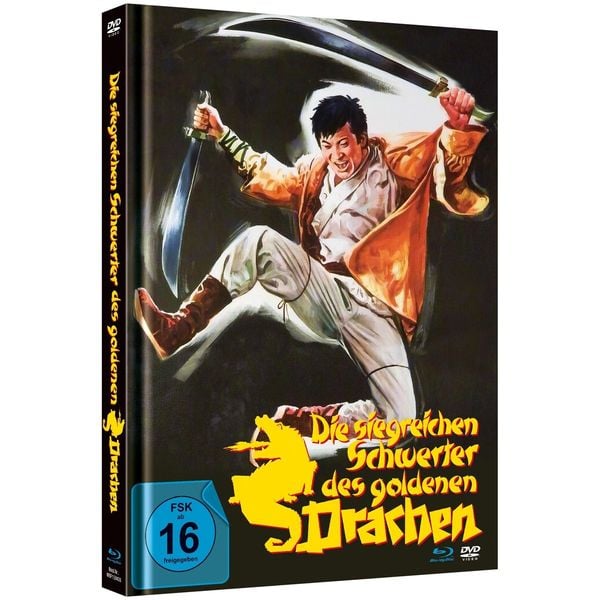 Produktbild: Die siegreichen Schwerter des goldenen Drachen - Mediabook - Cover B - Limited Edition auf 500 St&uuml;ck (+ DVD)