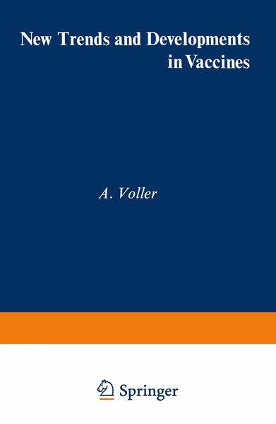Produktbild: New Trends and Developments in Vaccines