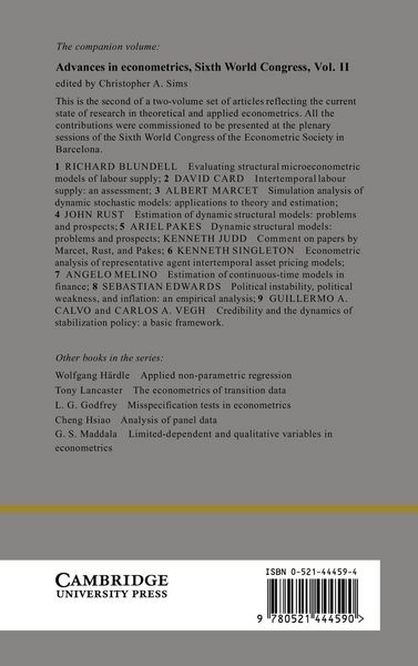 Produktbild: Advances in Econometrics