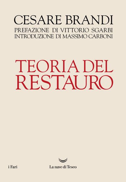 Produktbild: Teoria del restauro