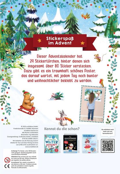 Produktbild: Mein Adventskalender mit Stickern