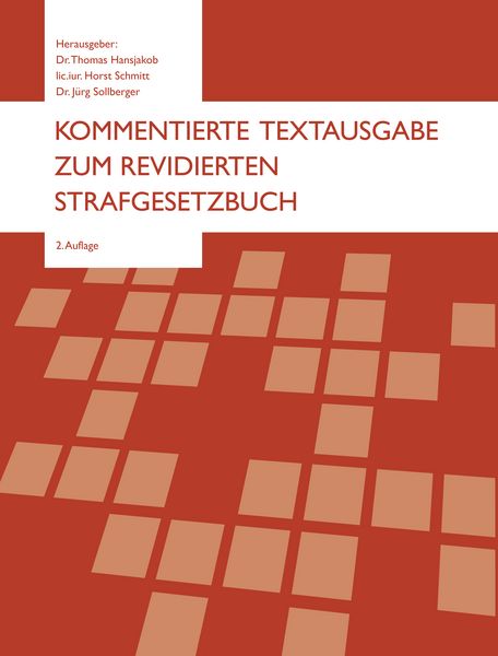 Produktbild: Kommentierte Textausgabe zum revidierten Strafgesetzbuch