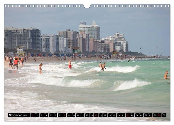 Produktbild: Miami und Florida (Wandkalender 2026 DIN A3 quer), CALVENDO Monatskalender