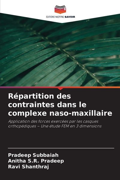 Produktbild: R&eacute;partition des contraintes dans le complexe naso-maxillaire