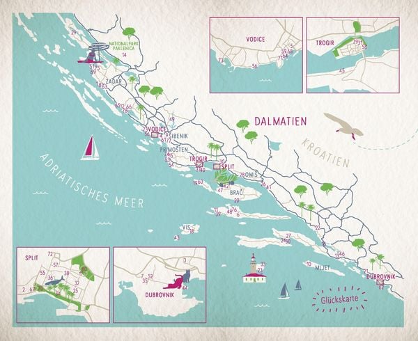 Produktbild: Gl&uuml;cksorte in Dalmatien