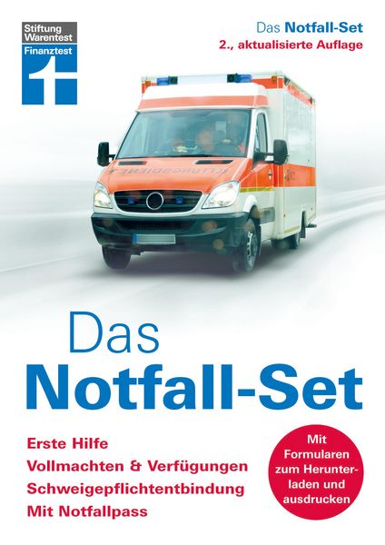Produktbild: Das Notfall-Set - Ratgeber von Stiftung Warentest - Im Ernstfall gut vorbereitet