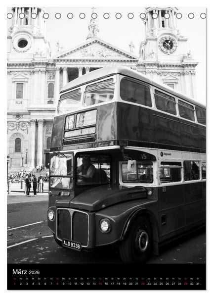 Produktbild: Big City London (Tischkalender 2026 DIN A5 hoch), CALVENDO Monatskalender