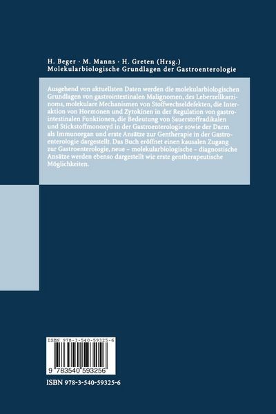 Produktbild: Molekularbiologische Grundlagen der Gastroenterologie