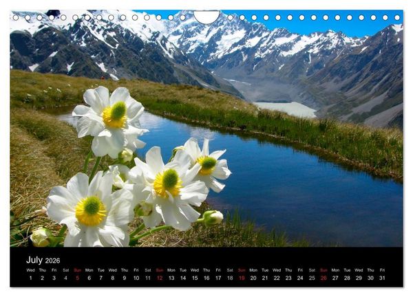 Produktbild: New Zealand (Wall Calendar 2026 DIN A4 landscape), CALVENDO 12 Month Wall Calendar