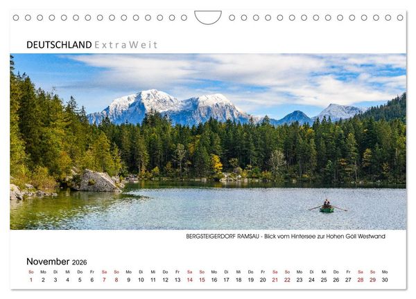 Produktbild: Bergsteigerdorf RAMSAU - Juwel im Berchtesgadener Land (Wandkalender 2026 DIN A4 quer), CALVENDO Monatskalender