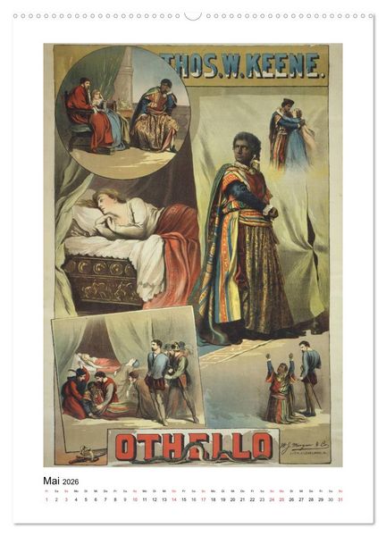 Produktbild: NOSTALGIE Poster aus Film, Theater und Werbung (Wandkalender 2026 DIN A2 hoch), CALVENDO Monatskalender
