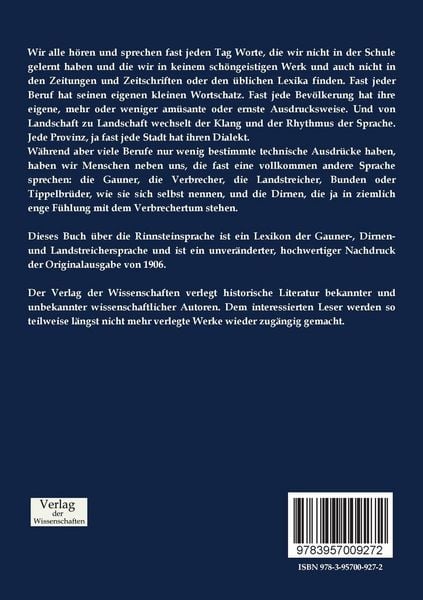 Produktbild: Rinnsteinsprache