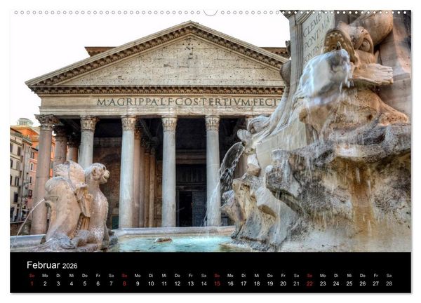 Produktbild: Rom (Wandkalender 2026 DIN A2 quer), CALVENDO Monatskalender
