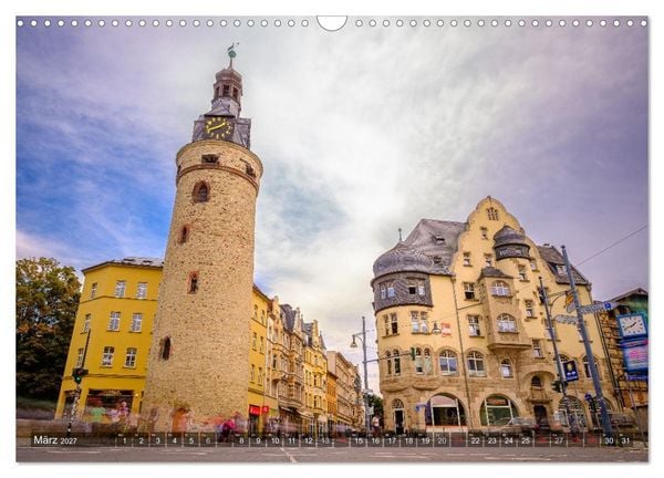 Produktbild: Ein Blick auf Halle an der Saale (Wandkalender 2027 DIN A3 quer), CALVENDO Monatskalender