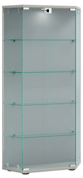 Produktbild: Holz Glas Stand Vitrine Sammelvitrine Cenila L