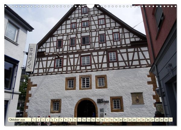 Produktbild: Unterwegs in G&ouml;ppingen (Wandkalender 2026 DIN A3 quer), CALVENDO Monatskalender