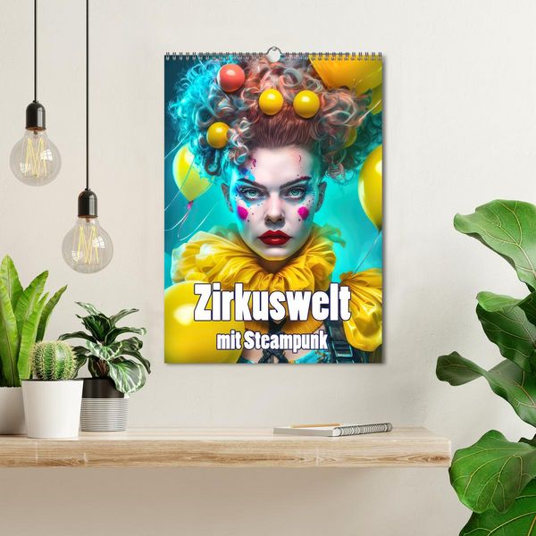 Produktbild: Zirkuswelt mit Steampunk (Wandkalender 2026 DIN A3 hoch), CALVENDO Monatskalender