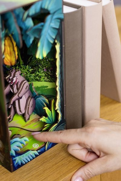 Produktbild: Book Nook DIY B&uuml;cherecke Disney Das Dschungelbuch