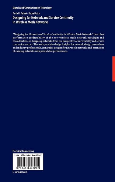 Produktbild: Designing for Network and Service Continuity in Wireless Mesh Networks