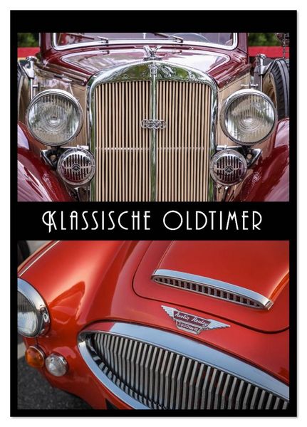 Klassische Oldtimer (Tischkalender 2026 DIN A5 hoch), CALVENDO Monatskalender