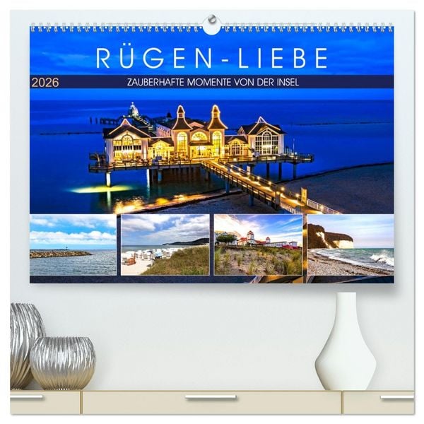 Produktbild: R&Uuml;GEN-LIEBE (hochwertiger Premium Wandkalender 2026 DIN A2 quer), Kunstdruck in Hochglanz