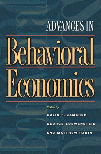 Produktbild: Advances in Behavioral Economics