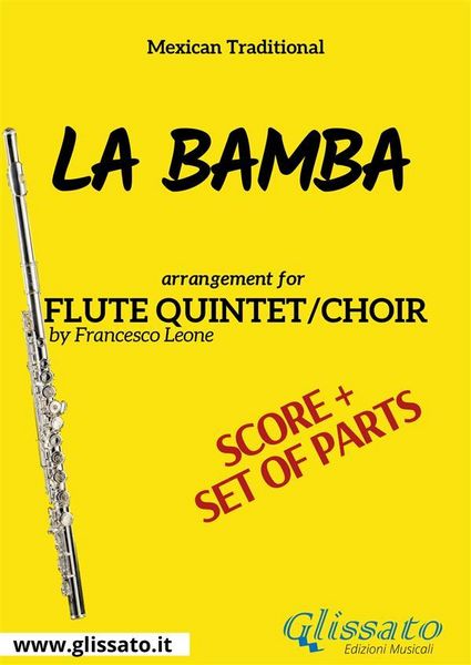 Produktbild: Flute quintet/choir "La Bamba" score & parts